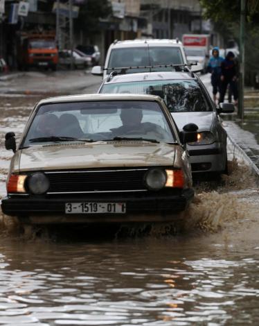 المنخفض الجوي بنابلس