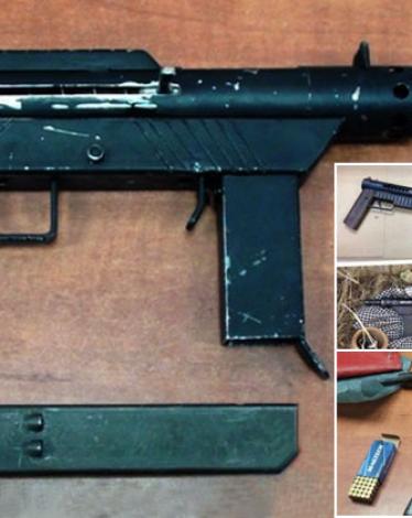 الأسلحة المضبوطة بالخليل