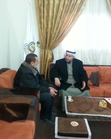 الشرافي يستقبل رئيس لجنة زكاة معسكر جباليا