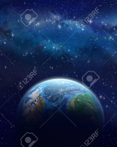 75155055-illuminated-face-of-a-planet-shining-in-universe-infinite-space-behind