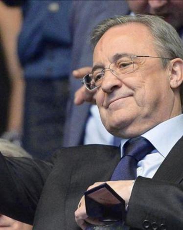 رئيس نادي ريال مدريد فلورنتينو بيريز