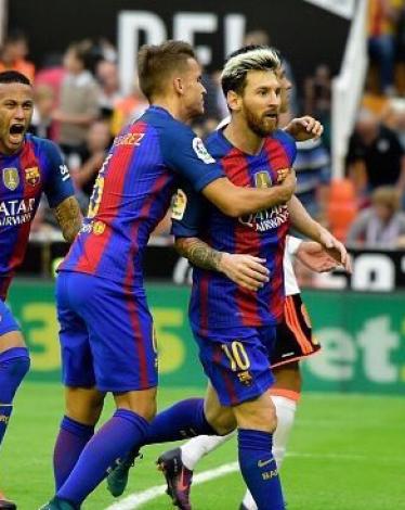 برشلونة يذبح خفافيش فالنسيا بفوز قاتل
