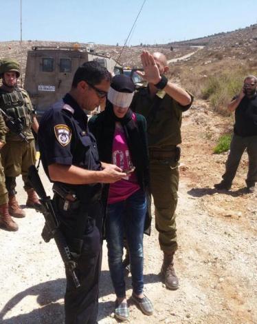 الفتاة التي زعم الاحتلال اعتقالها قرب مستوطنة إيتمار