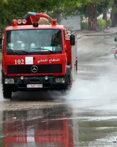  الدفاع المدني يُنفذ 51 مهمة خلال المنخفض الجوي