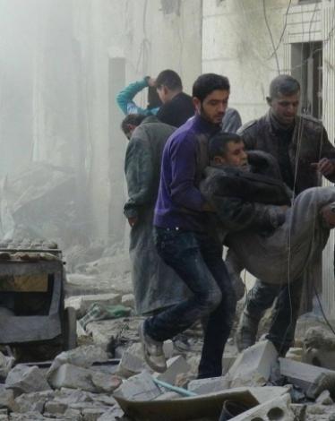 قصف حلب