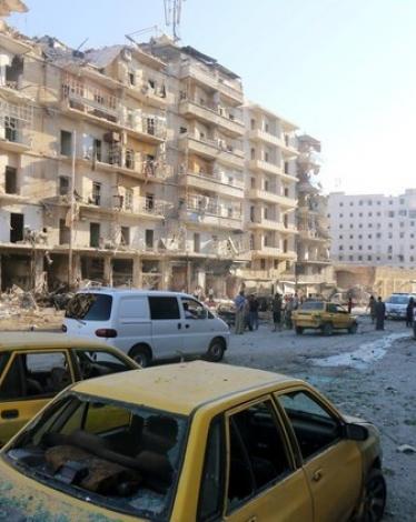 روسية في حلب تفقد ساقها ويدها لتحمي أولادها