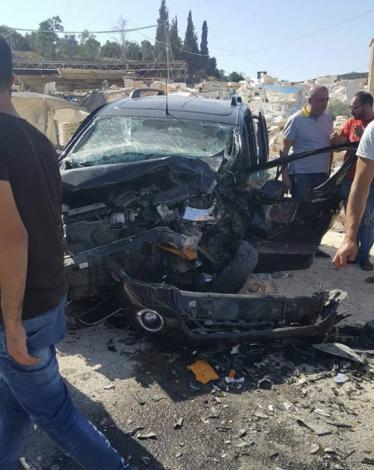 حادث سير في جنين