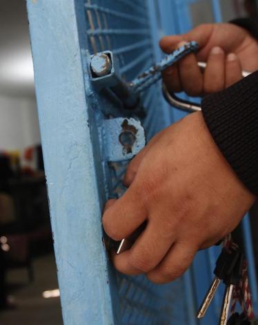 وكيل وزارة العدل يتفقد مقر شرطة رفح