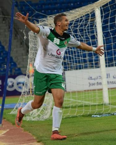 مهاجم الأهلي الأردني محمود وادي