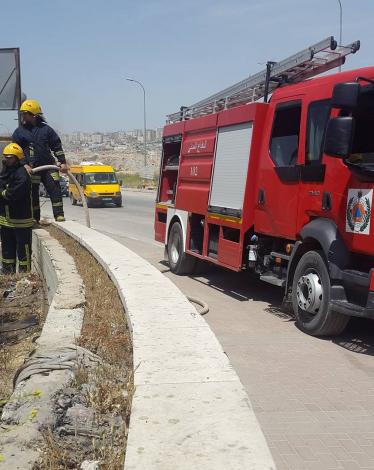 الدفاع المدني يتعامل مع 450 حادث إطفاء وإنقاذ