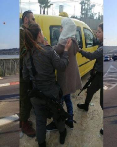 الفتاة التي يحقق الاحتلال معها بتهمة تنفيذ طعن