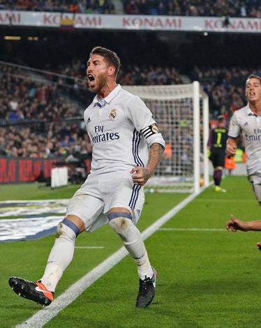 هجوم ريال مدريد وتسجيل راموس رأسية