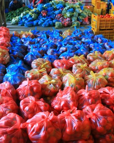 توزيع سلة غذائية