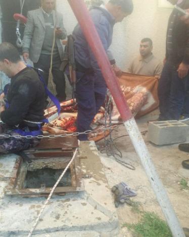 انتشلت طواقم مركز دفاع مدني يعبد في محافظة جنين اليوم الاثنين 6/3/2017 ، جثة مواطنة (38 عامًا) من داخل بئر ماء في بلدة يعبد جنوب غرب جنين .  وذكر تقرير إدارة العلاقات العامة والإعلام في الدفاع المدني ، أن الطاقم وصل إلى الموقع وباشر بالعمل على انتشال المو