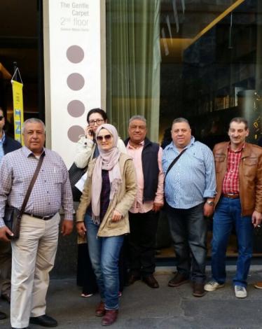 وفد من منتجي الأثاث بنابلس يختتم رحلة عمل لإيطاليا