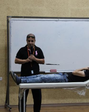 "بوليتكنك فلسطين" تستضيف أخصائي الطب الرياضي الدكتور عادل نصار
