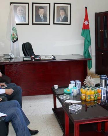 خضوري تبحث سبل توثيق العلاقات مع جامعة البلقاء