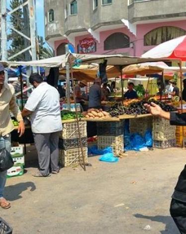 إزالة بسطات بخانيونس