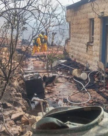 حرائق القدس المحتلة