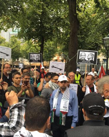 فلسطينيو هولندا ينتفضون في وجه نتنياهو