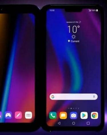 "إل جي" تتحدى سامسونغ وهواوي بهاتف الشاشتين