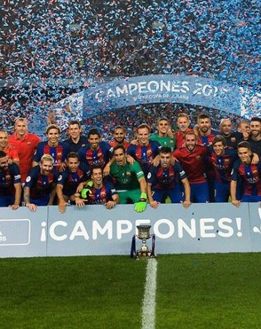 برشلونة بطلا لكأس السوبر