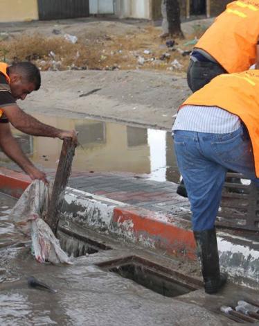 صورة خبر اعلان بلدية دير البلح جهوزيتها لفصل الشتاء