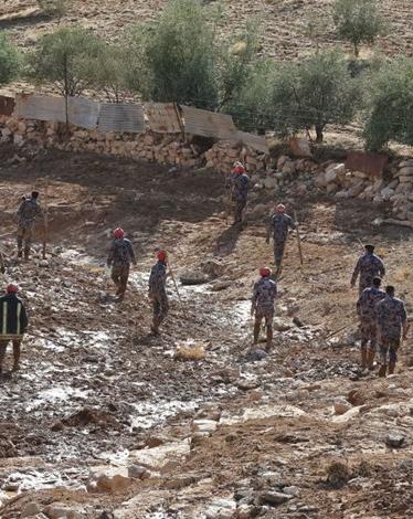 العثور على جثة شاب أردني جرفته السيول قبل شهر