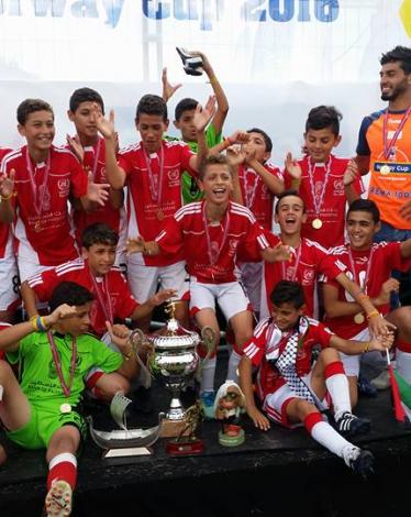 فريق غزة أونروا يتوج بلقب بطولة النرويج الدولية