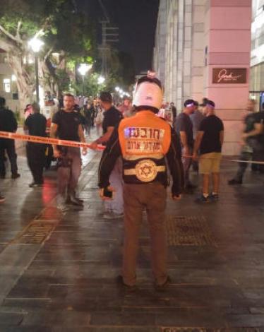 موقع عملية سارونا بتل أبيب