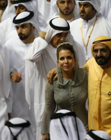 محمد ابن راشد والأميرة هيا بنت الحسين