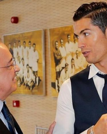 كريستيانو رونالدو يكشف عن رغبته لرئيس ريال مدريد