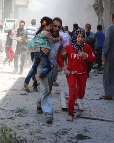 قصف حلب