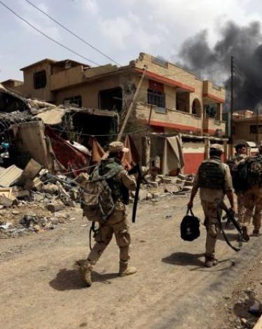 الجيش العراقي يعلن السيطرة على حي النجار بالموصل