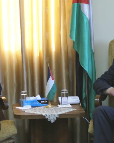 د. الحمد الله يزور الوزارة