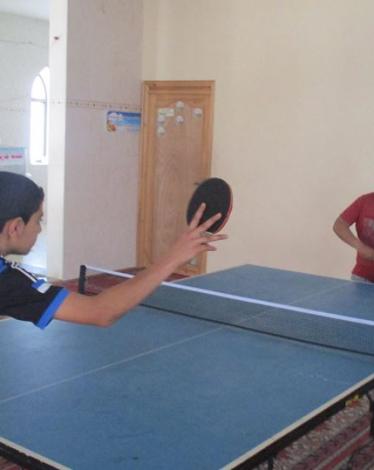 مسجد يافا يختتم منافسات دوري تنس الطاولة للناشئين