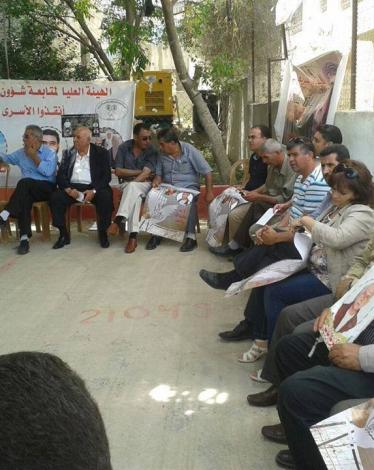 مشاركة النائبين عطون وفقهاء في اعتصام الأسرى