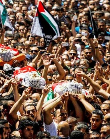 تشييع شهداء غزة