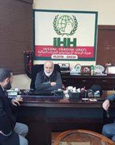 صورة خبر زيارة بلدية الزوايدة مؤسسة IHH التركية