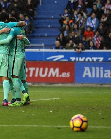 برشلونة يثأر من ألافيس بسداسية نظيفة