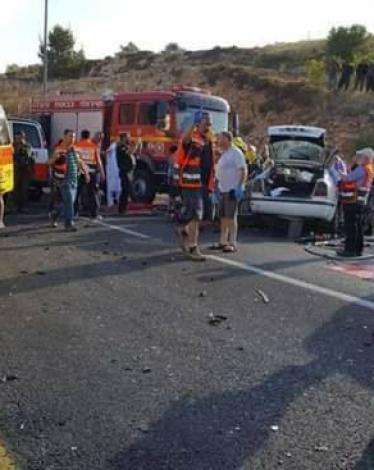 وفاة مواطن وإصابة سيدة وطفل في حادث سير ببيت لحم