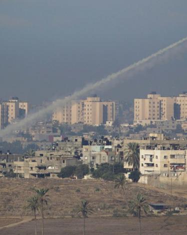gaza rocket human shields
