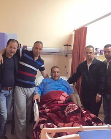 الوسط الرياضي يزور خميني الأطرش في المستشفى