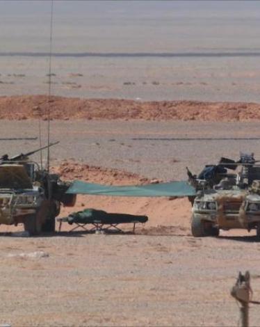 قاعدة بريطانية على حدود سوريا