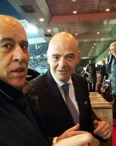 الرجوب يبحث مع انفانتينو آخر تطورات عمل لجنة الرقابة الدولية