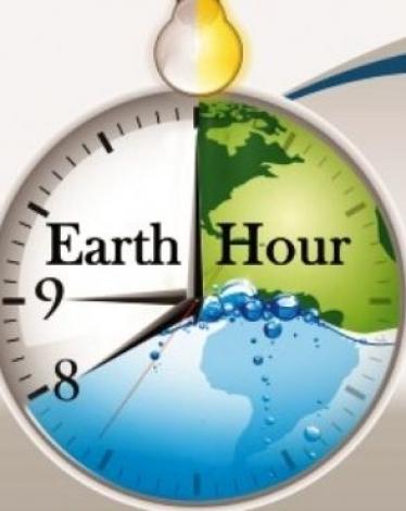 الأرض تطفئ أضواءها