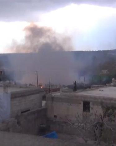 قصف روسي وسوري بالفوسفور والقنابل العنقودية