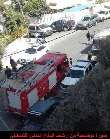 الدفاع المدني يخلي 6 إصابات في حادث سير شمال رام الله