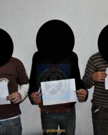 نيابة شرق غزة توقف 3 متهمين بجرائم سطو