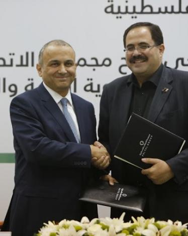 صبري صيدم وعمار العكر